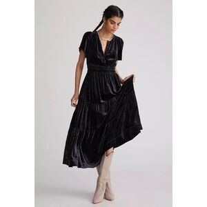 New Anthropologie The Somerset Maxi Dress: Velvet Edition Size 2x